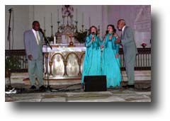 Vendredi 29 avril, concert de Gospel dans l'église de Varennes