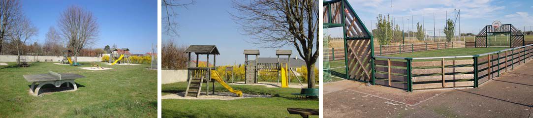 Une aire de jeux et de loisirs ainsi qu'un city stade vous attend à varennes